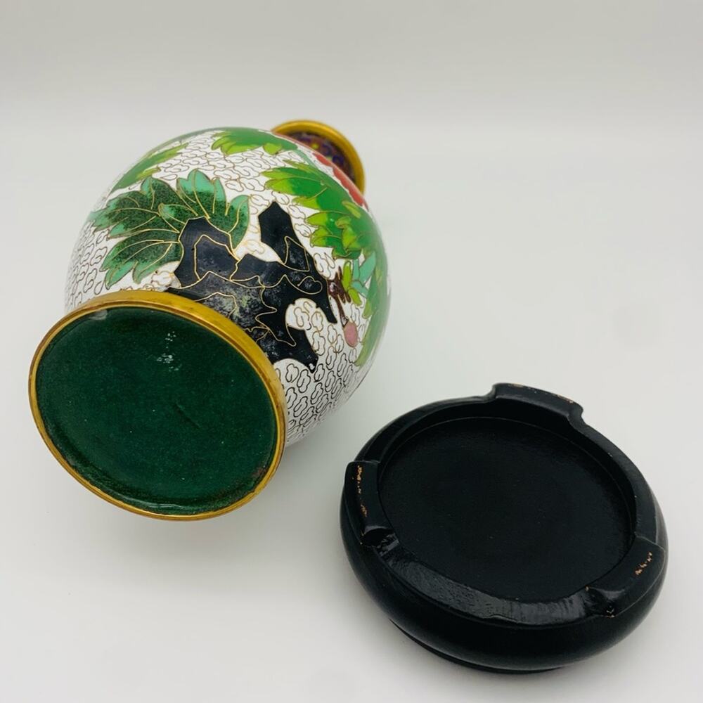 Vintage Cloisonne Vase - Picture 10 of 13